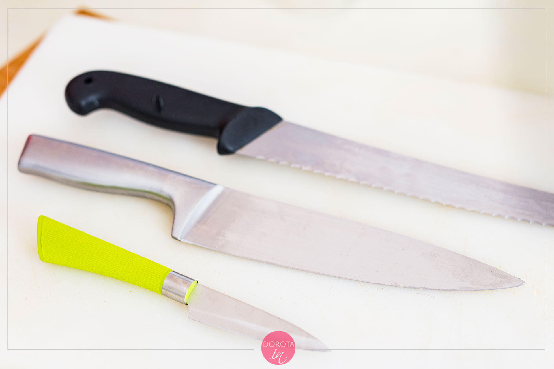 Обычные кухонные ножи