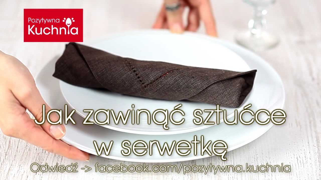 Jak zawinąć sztućce w serwetkę | Dorota Kamińska