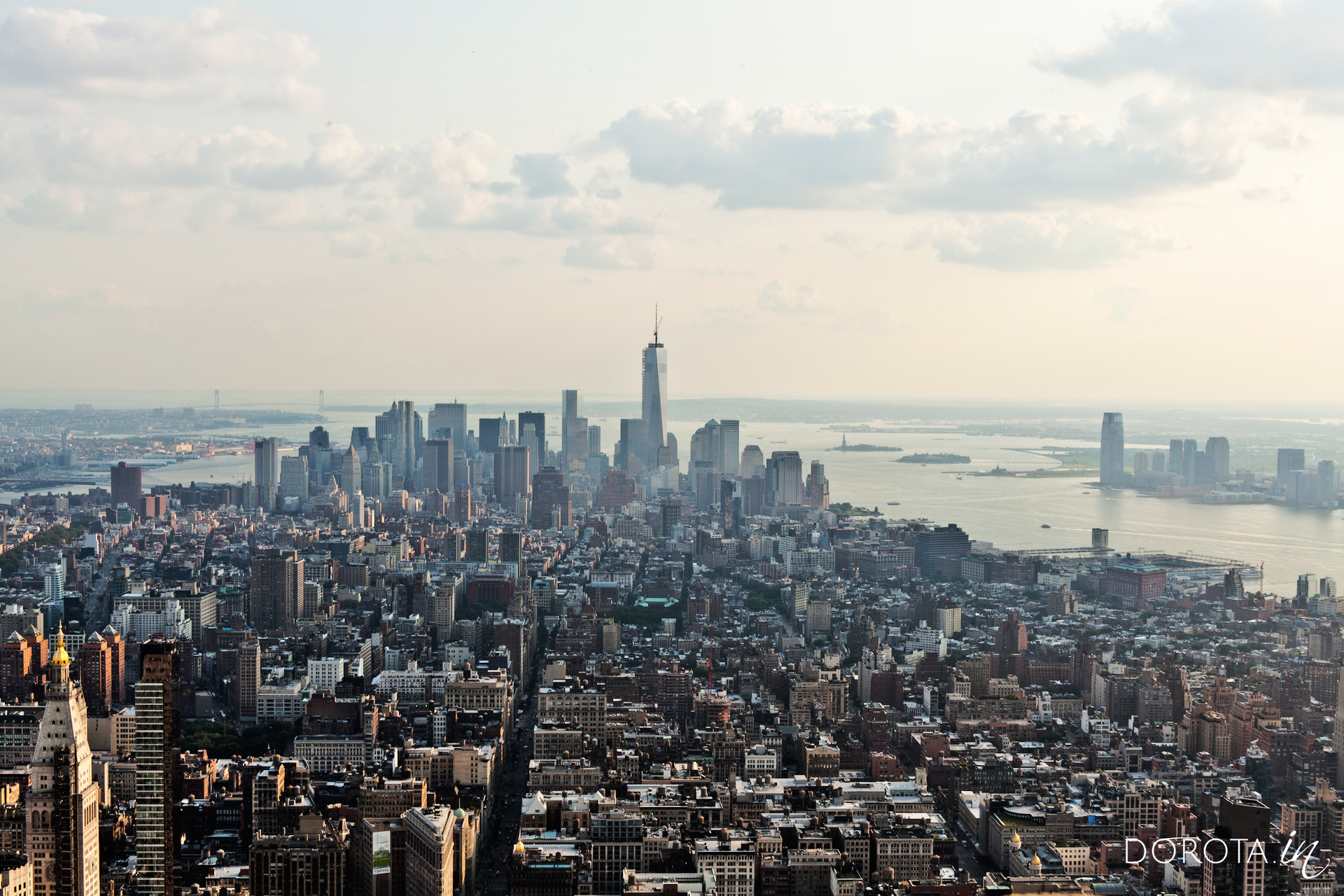 Niezapomniany widok z dachu Empire State Building